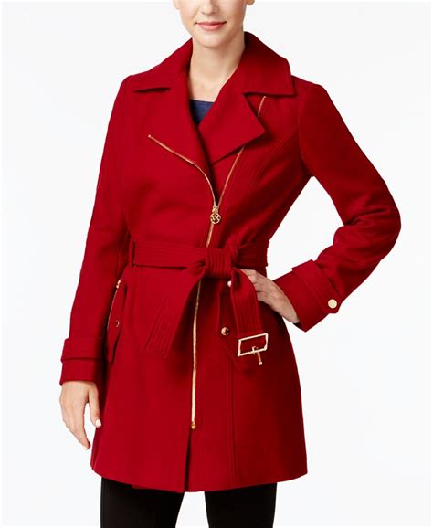 michael kors petite asymmetrical walker coat|Michael Kors Petite Asymmetrical Walker Coat .